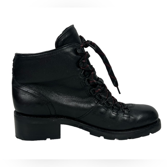 Frye Womens Alta Black Leather Hiker Lug Sole Boots US 10 B MSRP $398 Outdoor - Picture 3 of 10